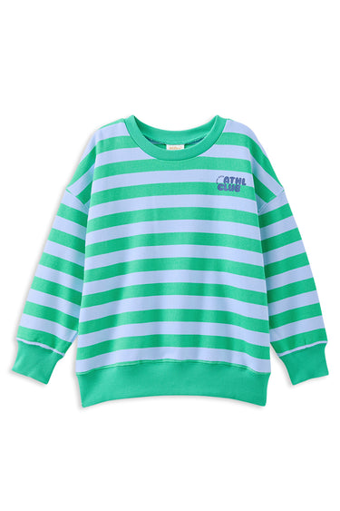 Milky - Athl Stripe Fleece Sweat
